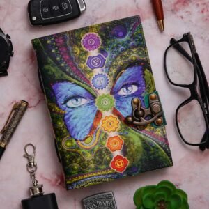 Vintage Handmade Genuine Leather Diary Journal | Premium Antique String Closure | 200 Handmade Unruled Pages DIARY-44